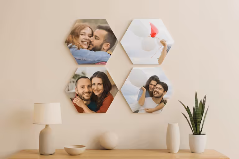 Pannelli geometrici adesivi in forex - Foto Digital