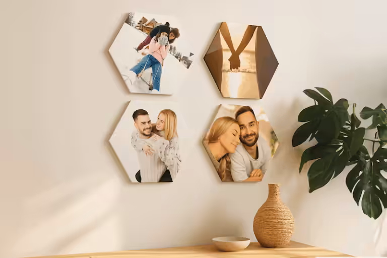 Pannelli geometrici adesivi in forex - Foto Digital