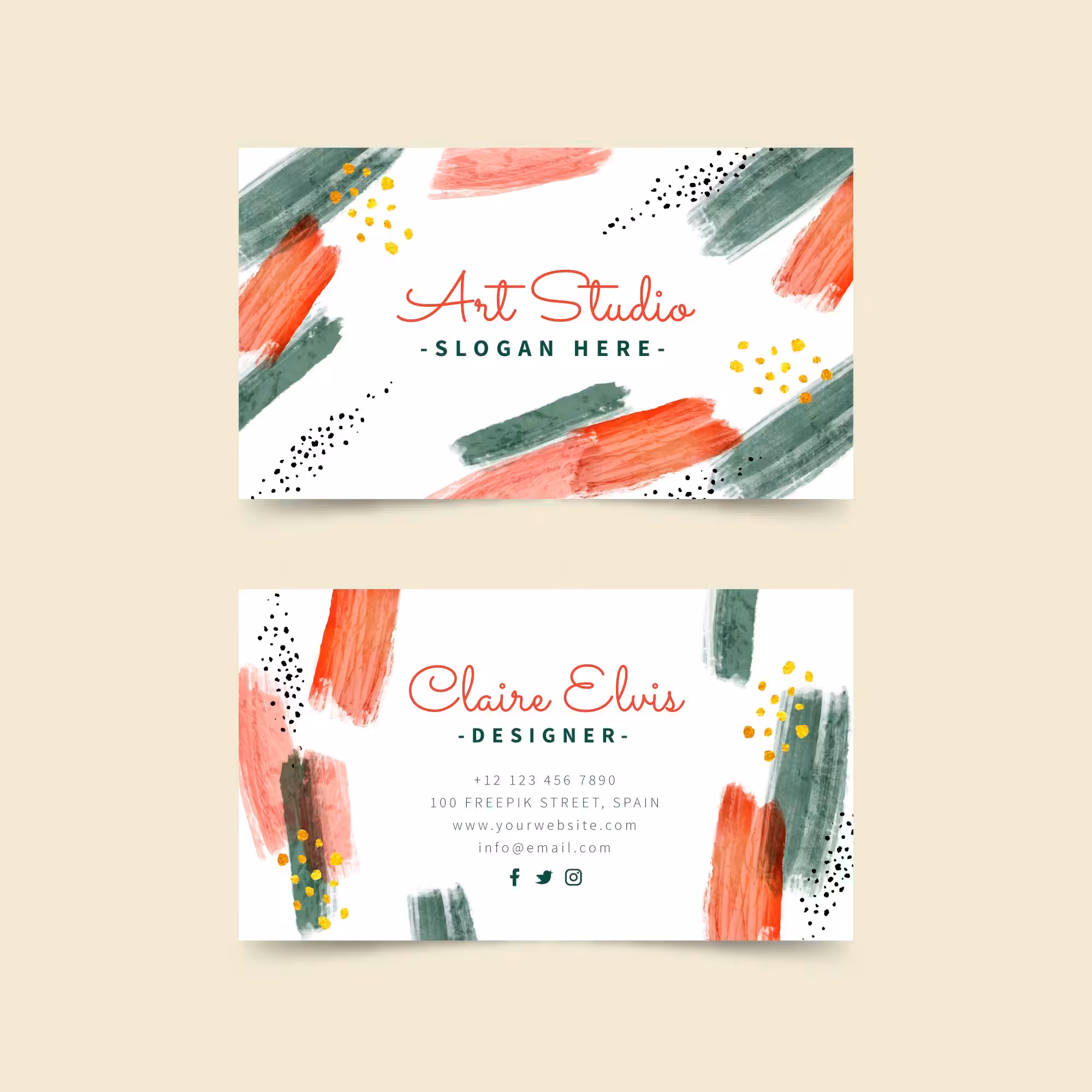 Biglietti da visita fronte retro - Foto Digital