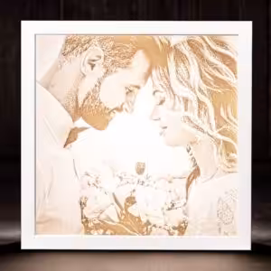 Litofanie 3d con cornice - Foto Digital